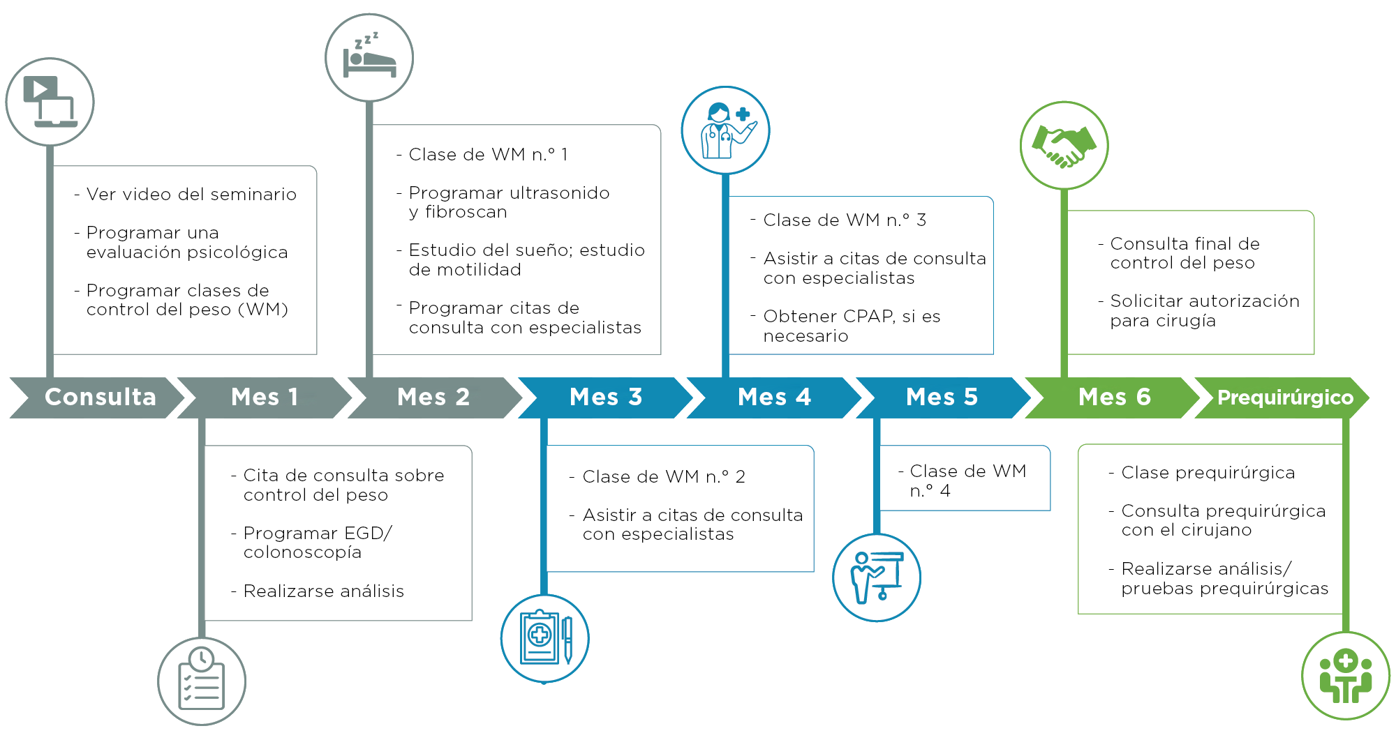 Ficha de flujo del paciente bariátrico