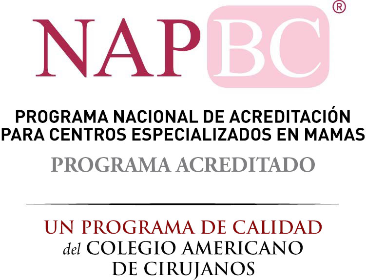 Centro de especializado en mamas acreditado por el Colegio Americano de Cirujanos.