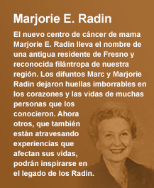 El legado de Marjorie E. Radin - una cita