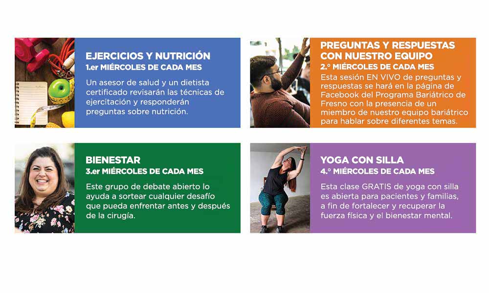 Grupos de apoyo de bariatría