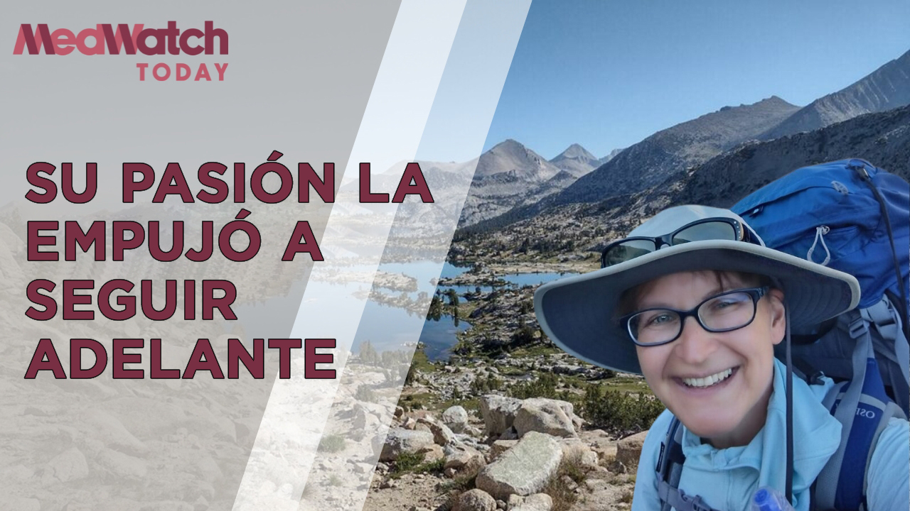 Paciente con cáncer de mama continúa entrenando para una caminata épica