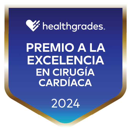 Premio Healthgrades® Cardiac Surgery Excellence Award™ en 2024