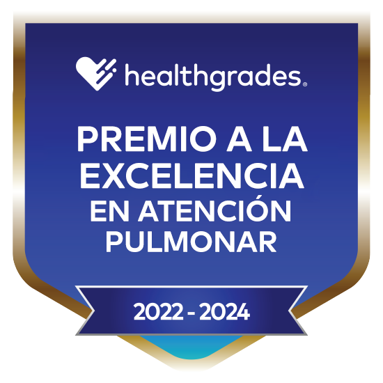 Premio Healthgrades® Pulmonary Care Excellence Award™ 2022-2024
